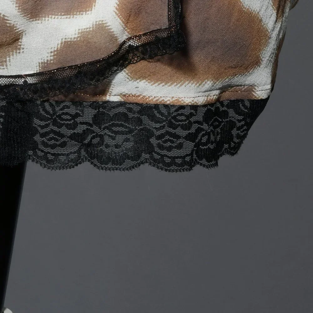 Silk-Chiffon Lace Giraffe Camisole - Picture 5 of 5